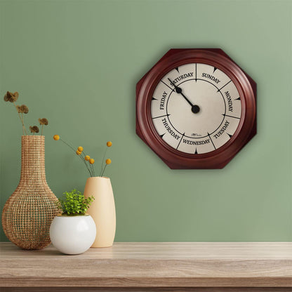 Classic Day of The Week Wall Clock