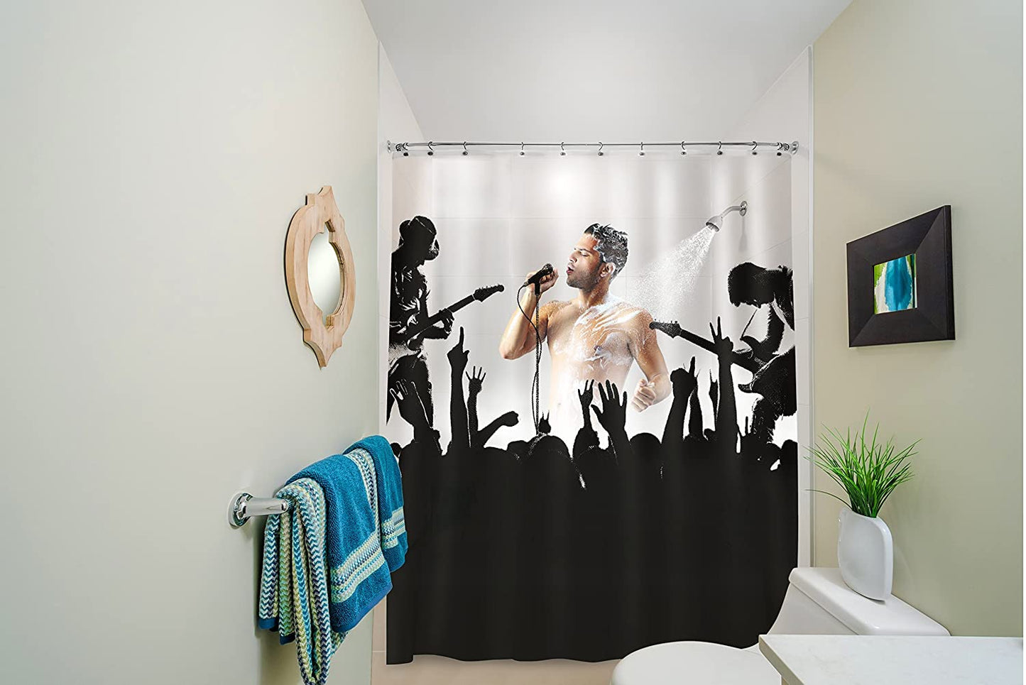 Rockstar Shower Curtain