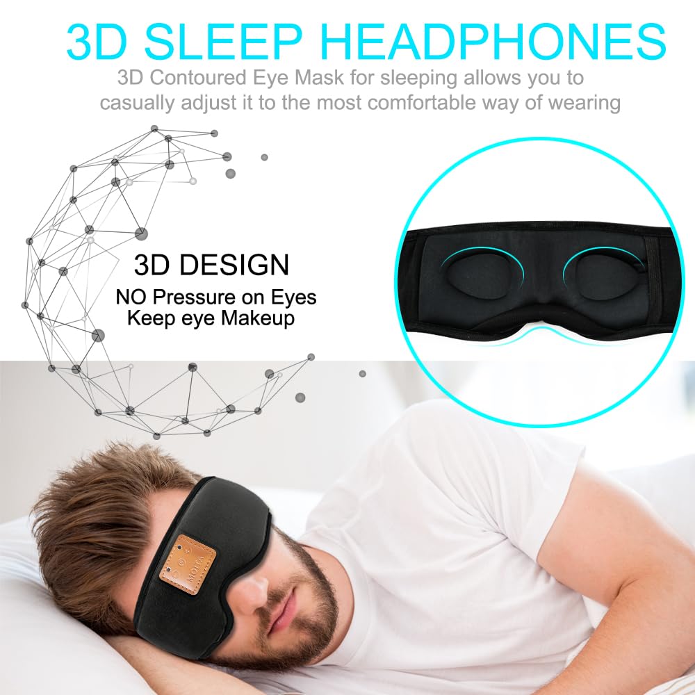 Bluetooth Sleep Headphones Mask