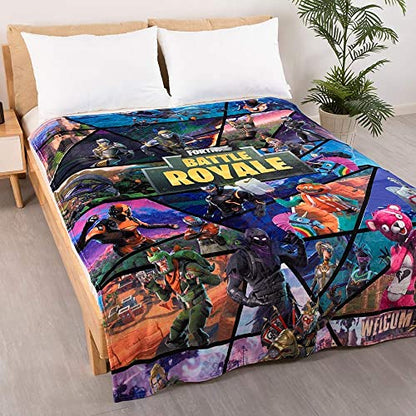 Plush Throw Fleece Blanket - Fortnite