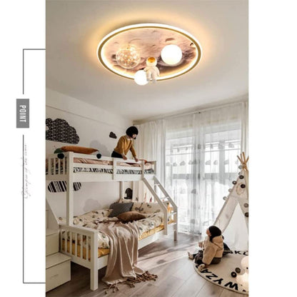 Astronaut Children's Room Ceiling Lamp