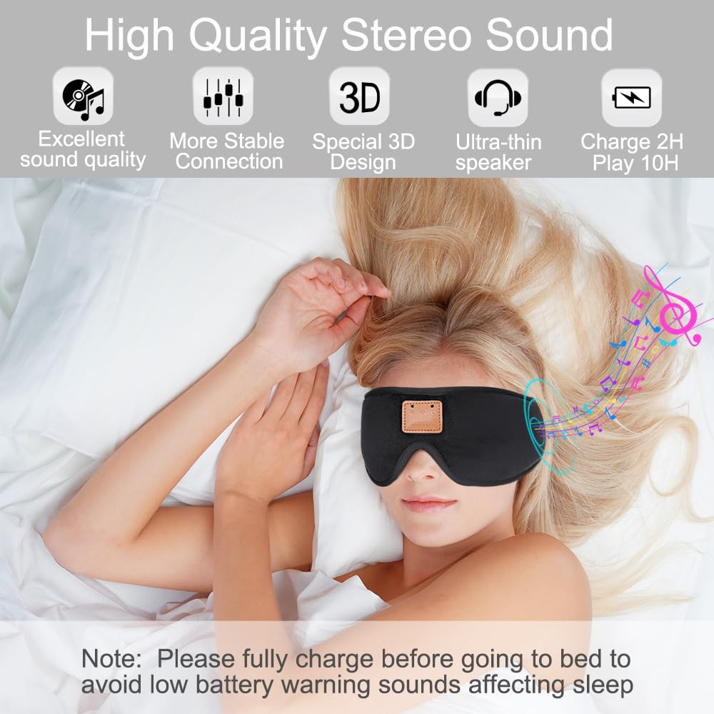 Bluetooth Sleep Headphones Mask