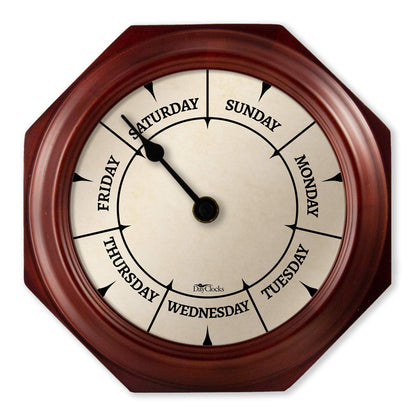 Classic Day of The Week Wall Clock