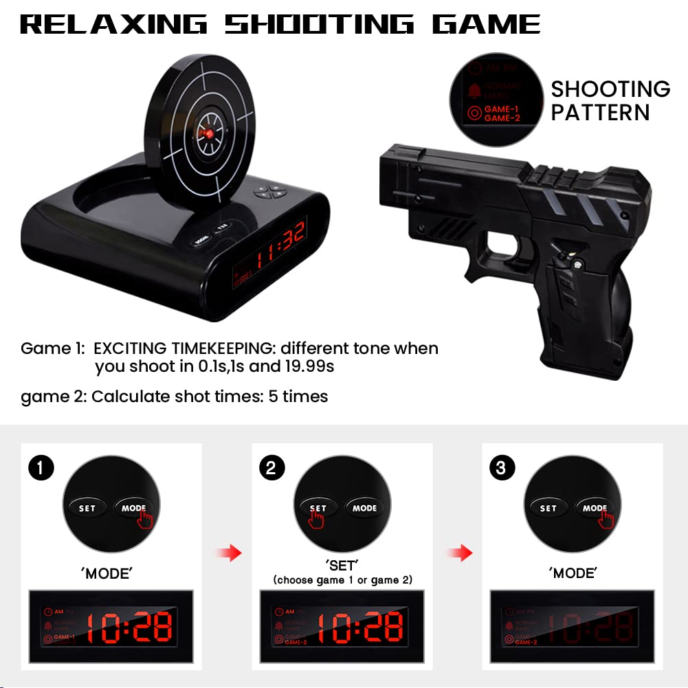 Lock N' Load Gun Alarm Clock