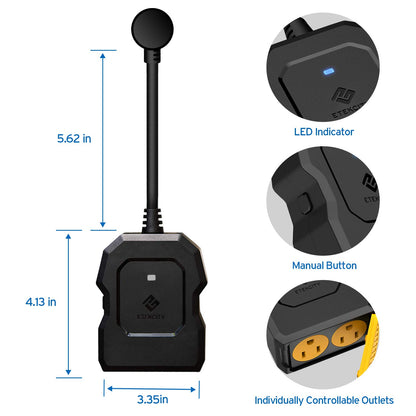 Smart WiFi Outdoor Plug