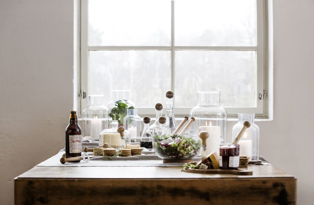 Wine Carafe with Oak Stopper