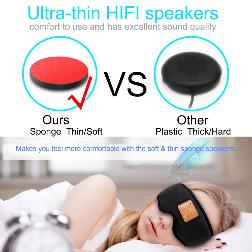 Bluetooth Sleep Headphones Mask