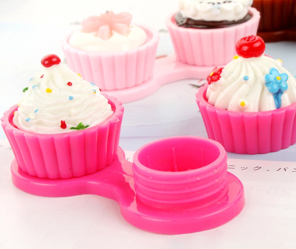 Cartoon Cake Contact Lens Case