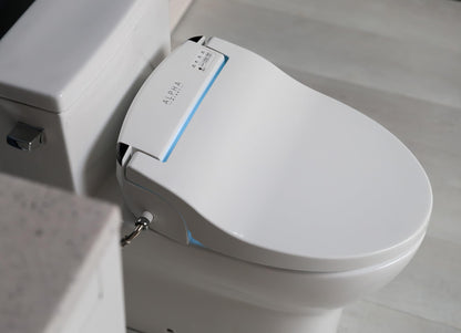 Elongated Bidet Toilet Seat with Remote