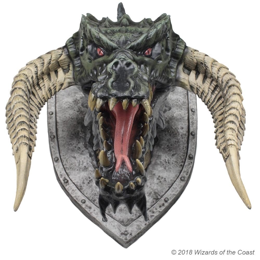 Black Dragon Trophy Plaque - D&D