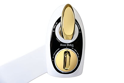 Bold White Gold Bidet Attachment