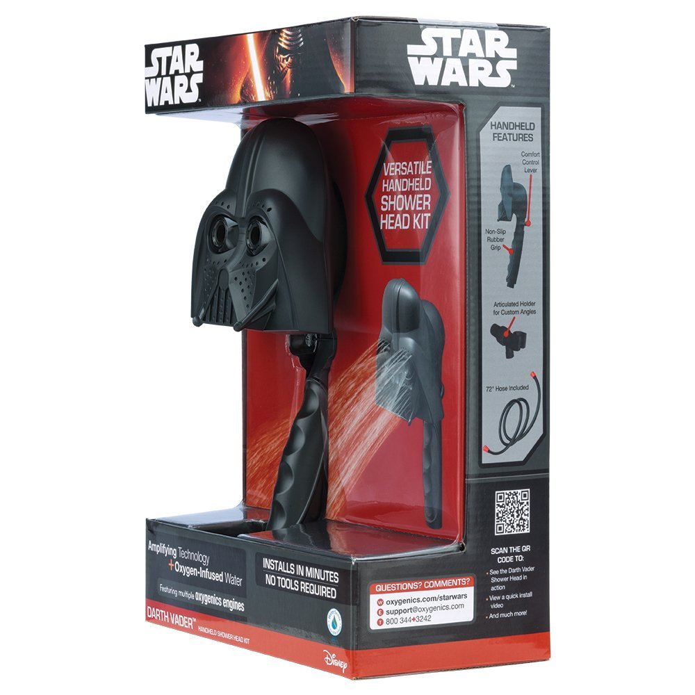 Oxygenics 74151 STAR WARS Darth Vader Handheld Shower Head