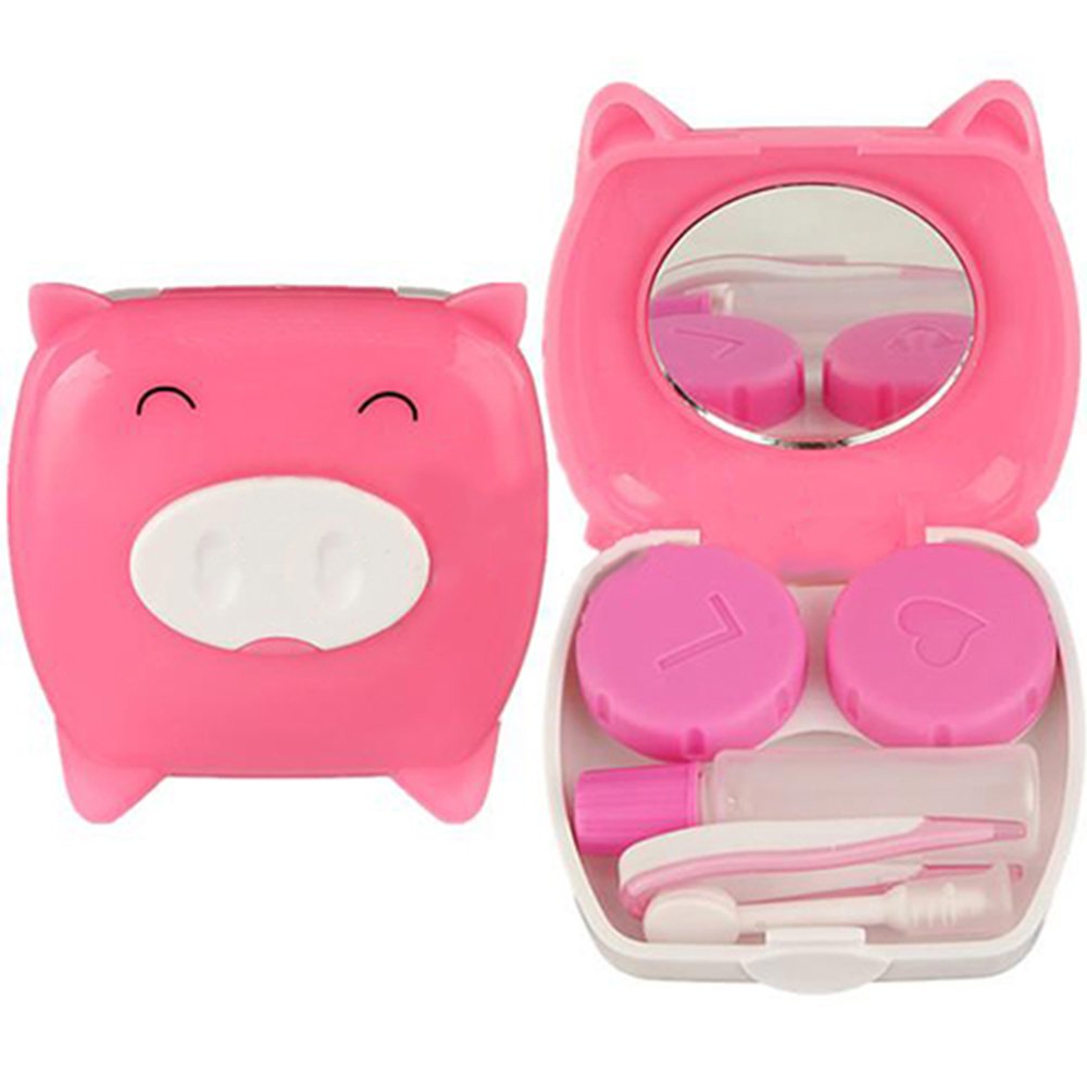 Piggy Pig Contact Lens Case Box Set