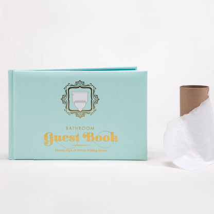 Knock Knock Bathroom Guest Book