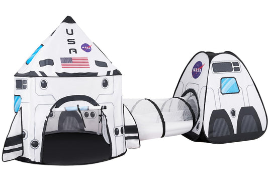 Rocket Ship Play Tent with Tunnel