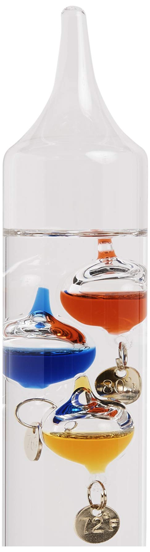 Galileo Thermometer with Barometer