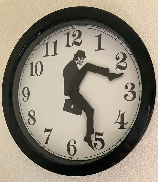 Ministry of Silly Walk Wall Clock