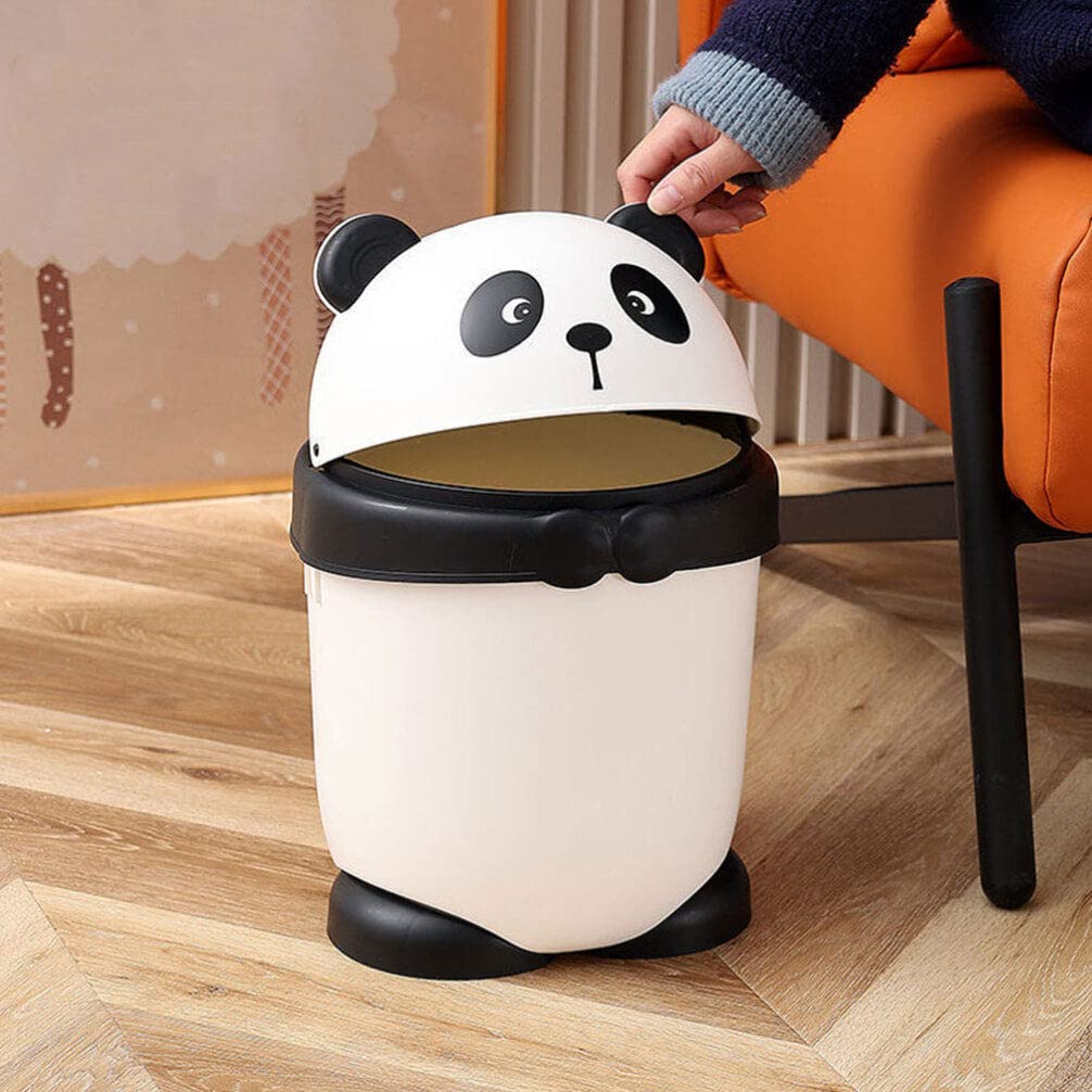 Cute Panda Trash Can