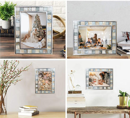 Mosaic 8x10 Picture Frame with Mother of Pearl