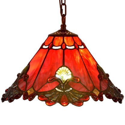 Tiffany Style Stained Glass Pendant Light