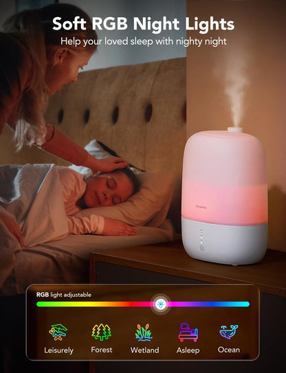 Smart Humidifier with Essential Oil Diffuser