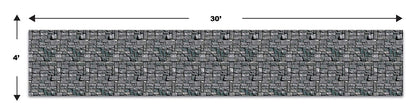 Stone Wall Plastic Backdrop