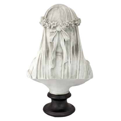 Veiled Maiden Indoor Statue - 14" Tall