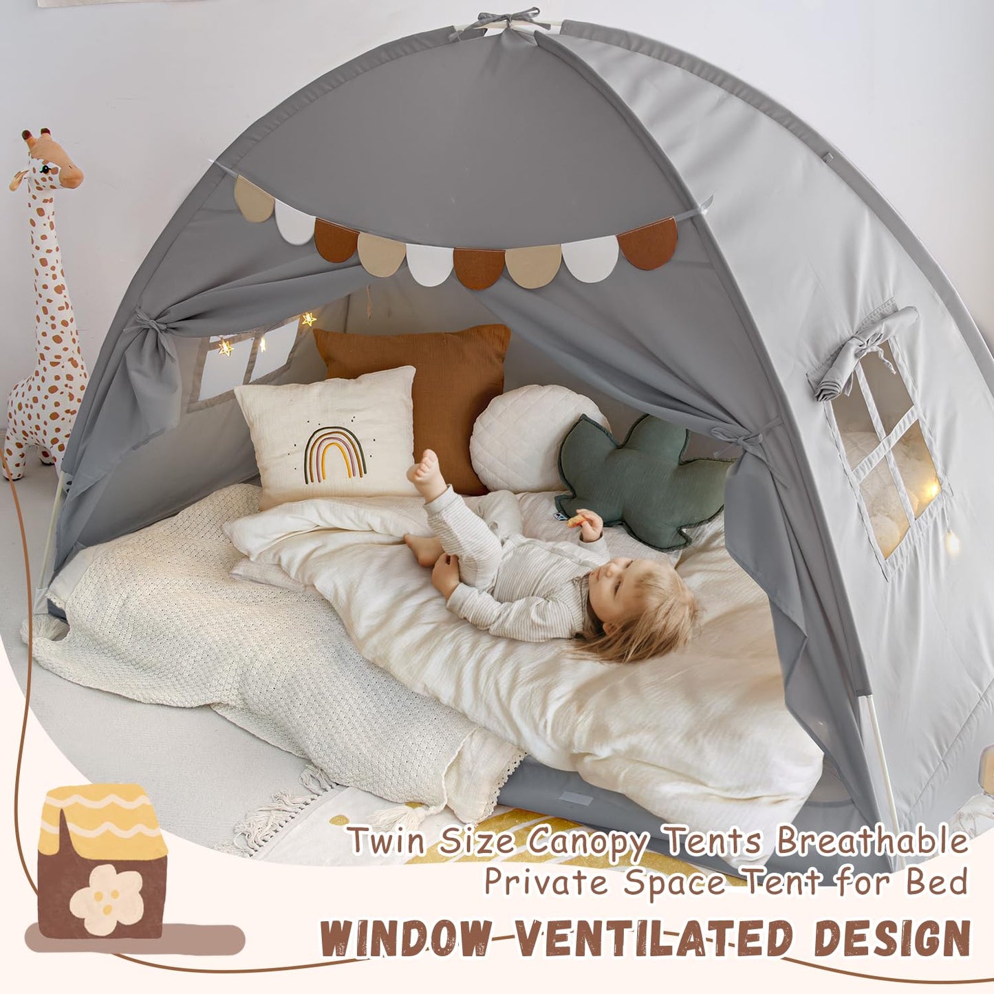 Kids Bed Tent Canopy