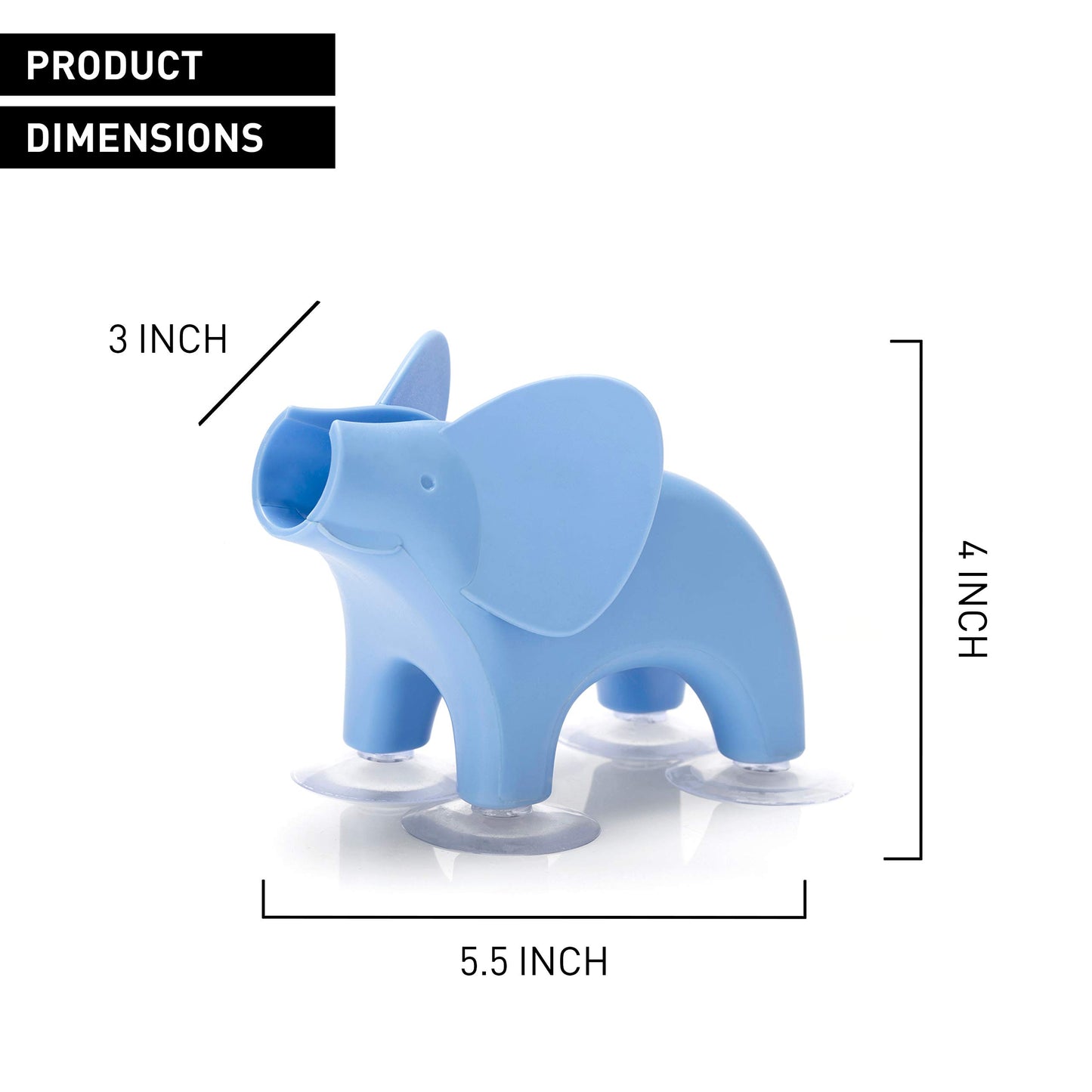 Peleg Design Trunky Dory Elephant Shower Head Holder