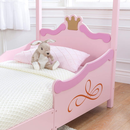 Wooden Princess Toddler Bed