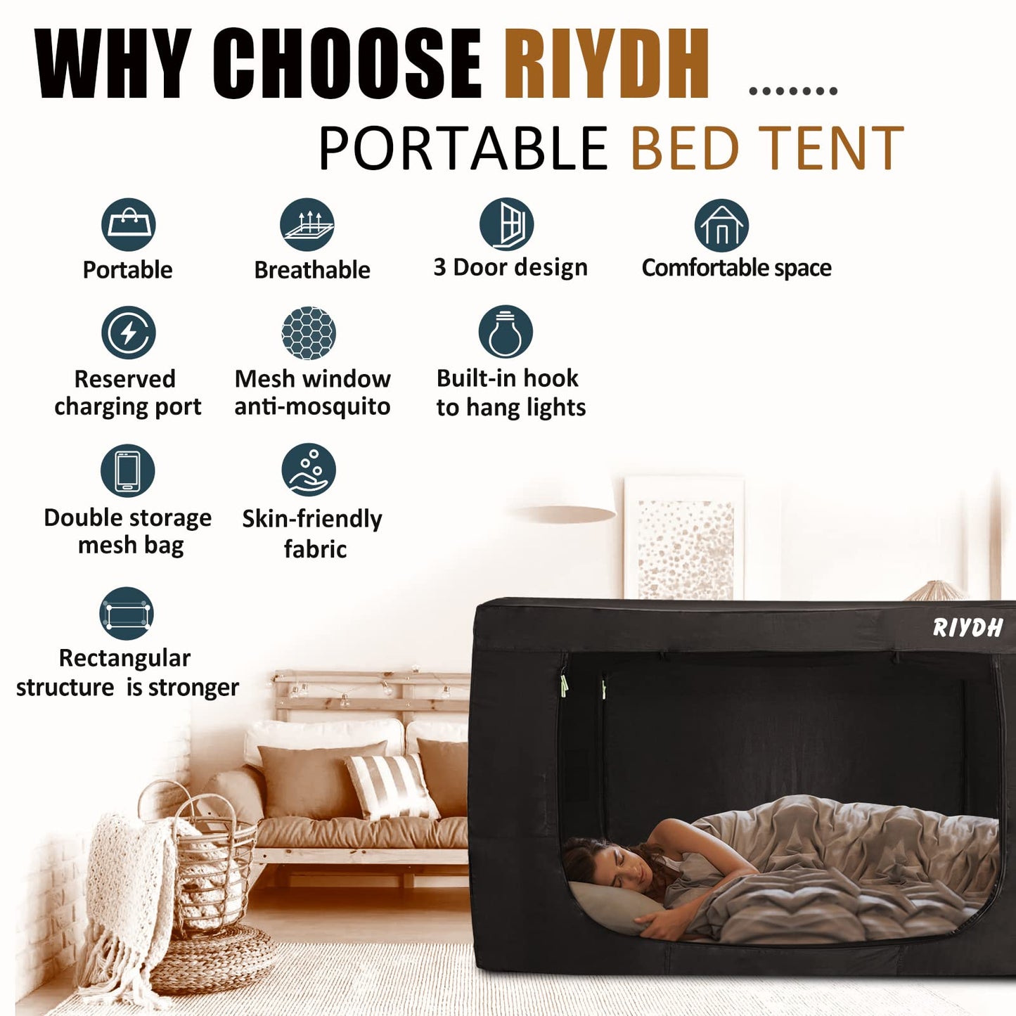 Portable Bed Tent for Adults