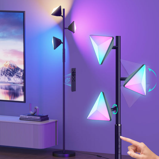 Color Changing LED Tree Floor Lamp