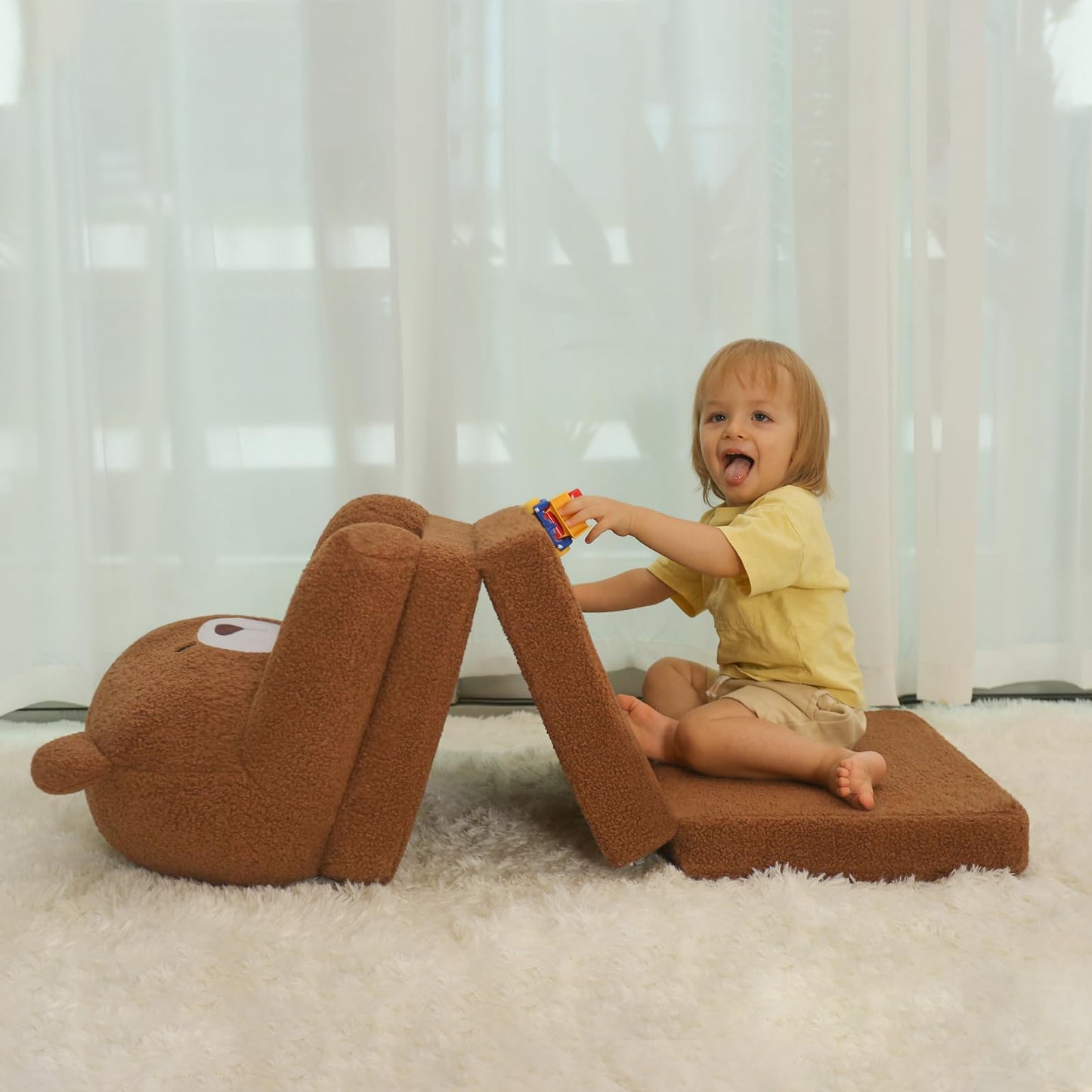 Comfy Toddler Chair - Foldable Baby Sofa