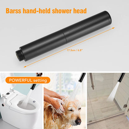 Black Brass Handheld Shower Head