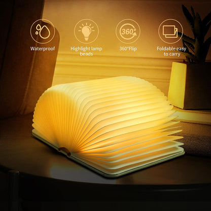 Dragon Night Light Folding Book Lamp