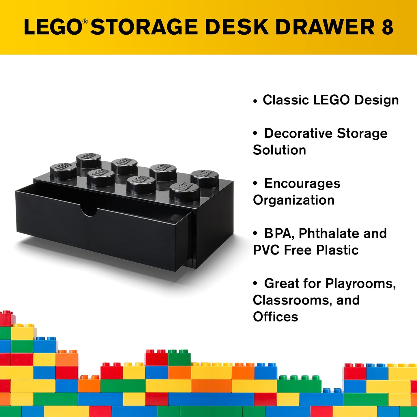 Lego Storage Brick 8 Desk Drawer