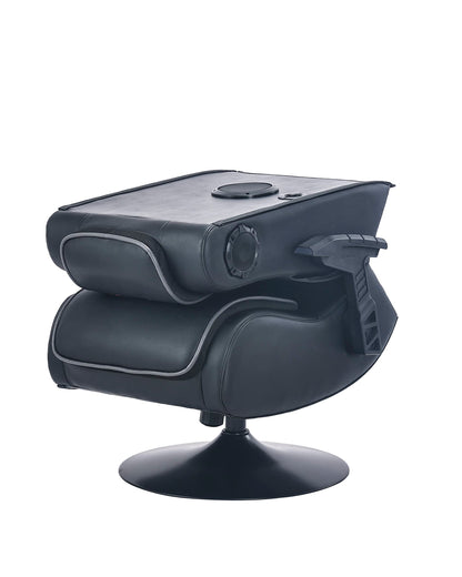 Leather Lounging Video Gaming Pedestal Chair with Vibration