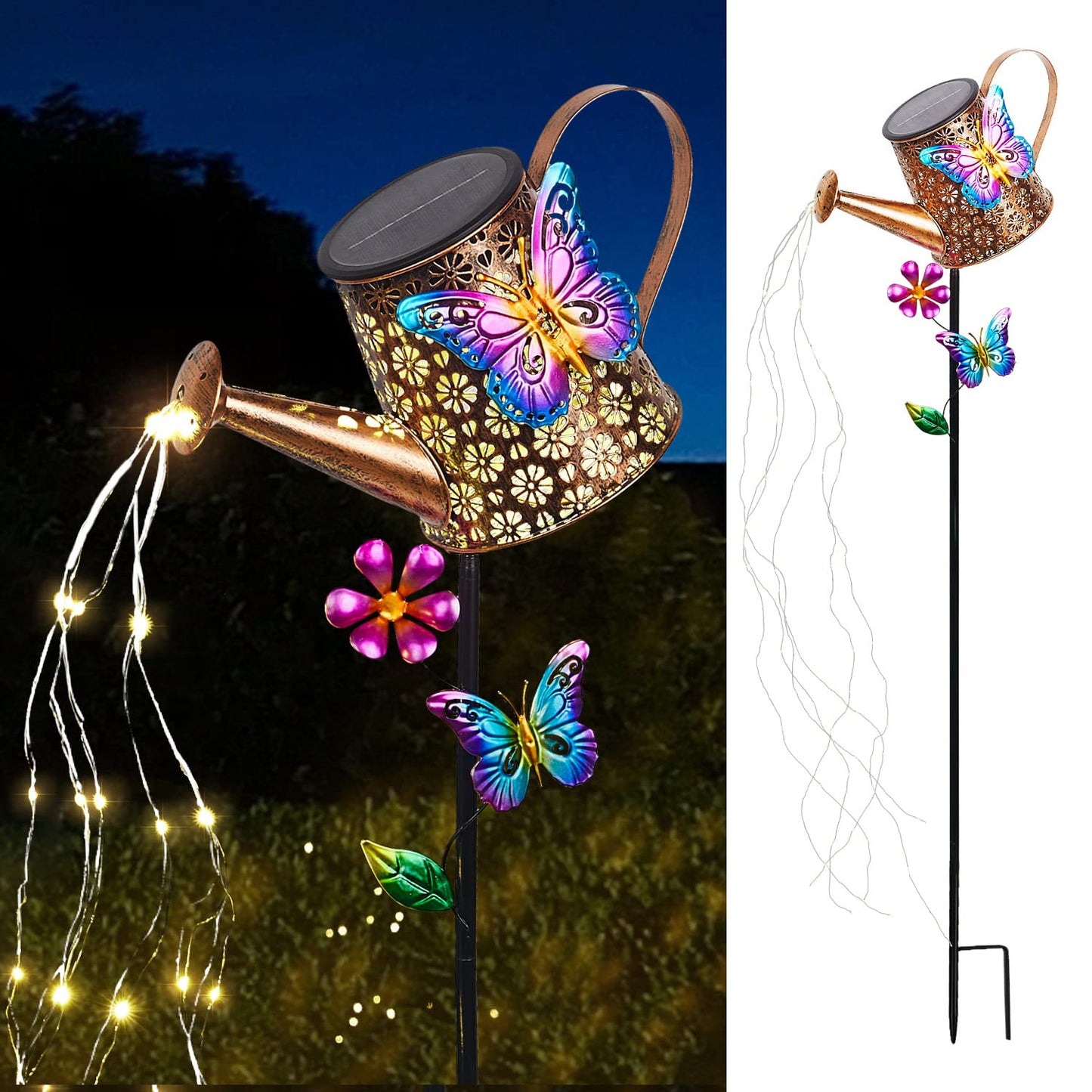 Solar Watering Can Lights