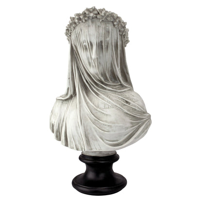 Veiled Maiden Indoor Statue - 14" Tall