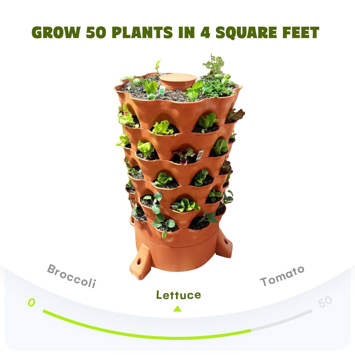 Vertical Planter for Fruits and Vegetables - Garden Tower 2