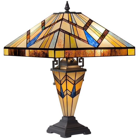 Tiffany Mission Style Table Lamp