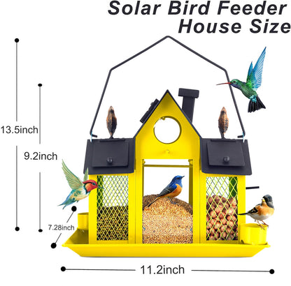 Solar Bird Feeder House