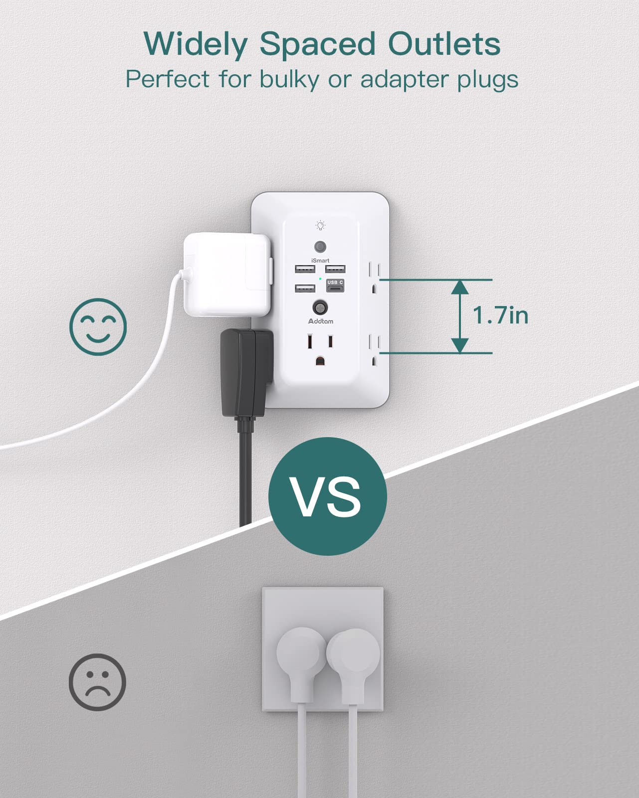 Surge Protector with Night Light