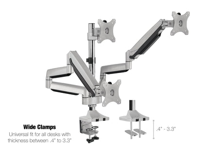 Triple Monitor Desk Mount