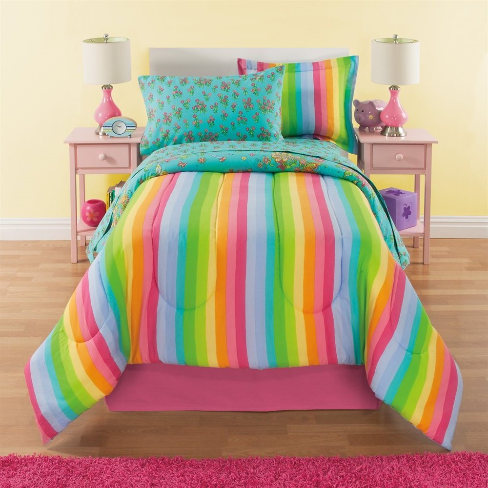 Unicorn Rainbow Comforter Set