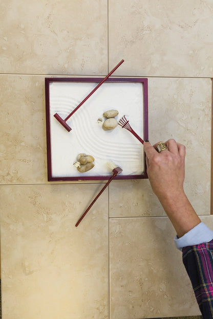 Deluxe Zen Garden Desk Accessory