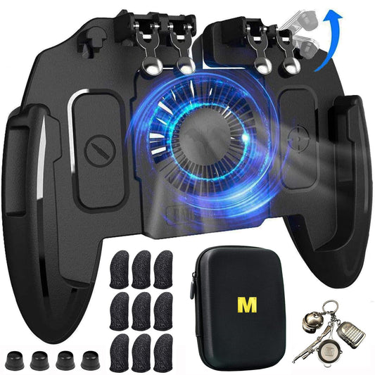 Mobile Game Controller with Cooling Fan