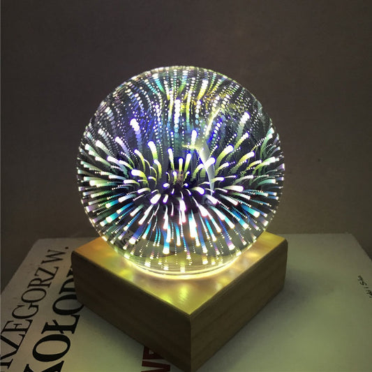 3D Fireworks Night Light