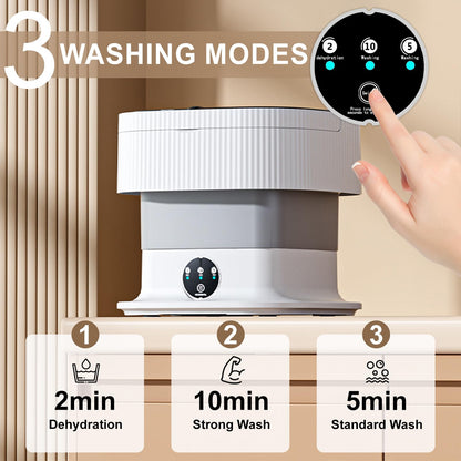 Mini Portable Washing Machine - Foldable Laundry Washer