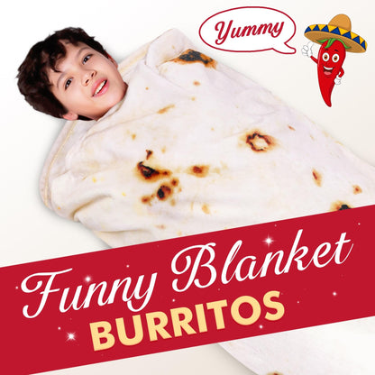 Burritos Tortilla Wrap Blanket